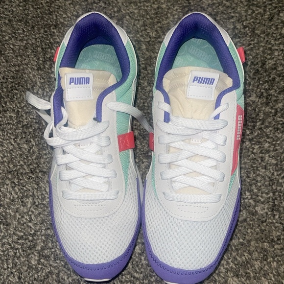 Kids puma future Rider stream in sneakers size 6c - Picture 5 of 10